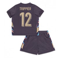 Anglia Kieran Trippier #12 Koszulka Wyjazdowa dzieci ME 2024 Krótki Rękaw (+ krótkie spodenki)